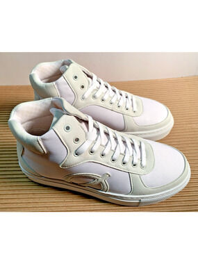 LOCI ELEVEN UNISEX HIGH TOP SNEAKERS White US Men 6.5 Women 8 EU 39 UK 5.5